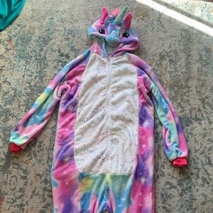 Adult Unisex Unicorn Onesie - Size L
